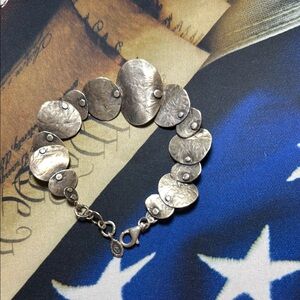 Silpada Sterling Silver Vintage 7 1/2”-8” Bracelet